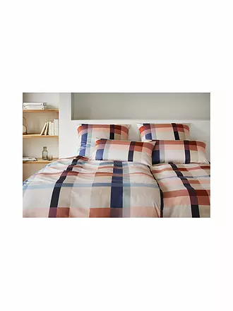 ELEGANTE | Satin-Bettwäsche 70x90cm/140x200cm NIGHT GARDEN Terra | 